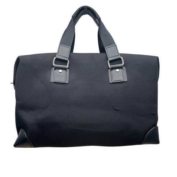 AMC Networks Black Nylon & Leather  Adjustable Shoulder Strap Duffle Bag Sz XL - Picture 7 of 12